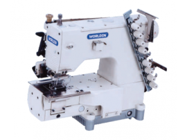 4 NEEDLE, CYLINDER BED, NEEDLE FEED SEWING MACHINE FOR WAISTBAND MODEL: WD-1104P