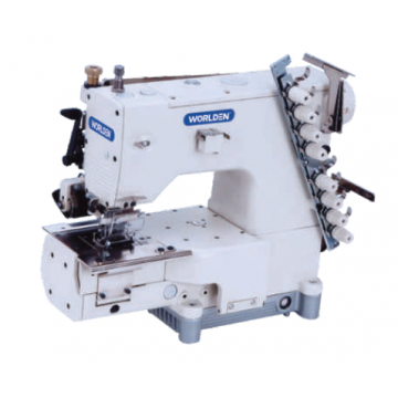 4 NEEDLE, CYLINDER BED, NEEDLE FEED SEWING MACHINE FOR WAISTBAND MODEL: WD-1104P