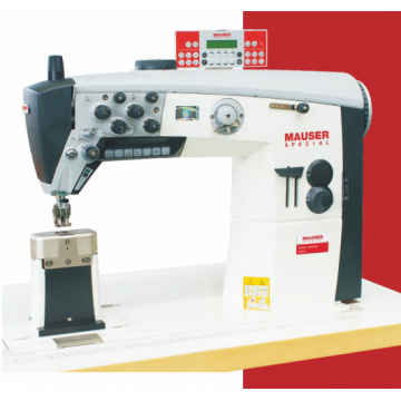  SPECIAL SINGLE -NEEDLE  POSTBED SEWING MACHINE WITH UNISON FEED (LOCKSTITCH) MODEL: MH 2595