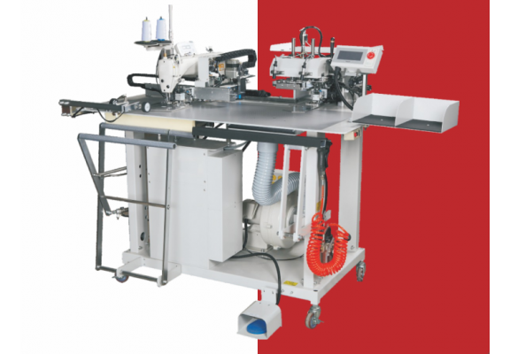  AUTOMATIC FOLDING & ATTACHING MACHINE OF SKIRT POCKET MODEL: MU 3155-281