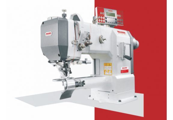  NEW CYLINDER ARM MACHINE WITH COUNTER FOLDER FOR STITCHING NOT PRE-SHAPED, THERMOPLASTIC COUNTER MODEL: MC 3731