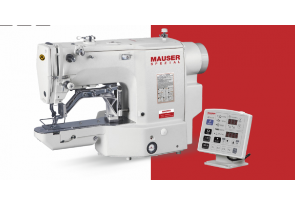 COMPUTER-CONTROLLED, HIGH SPEED BARTACKING MACHINE/ BUTTON STITCH MACHINE MODEL: MB-4300DB 